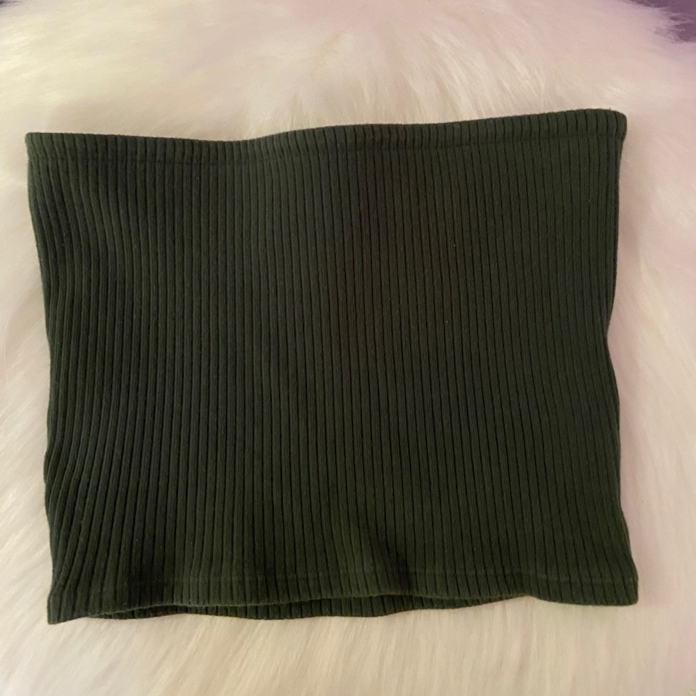 Urban Outfitters Dark Green Tube Top